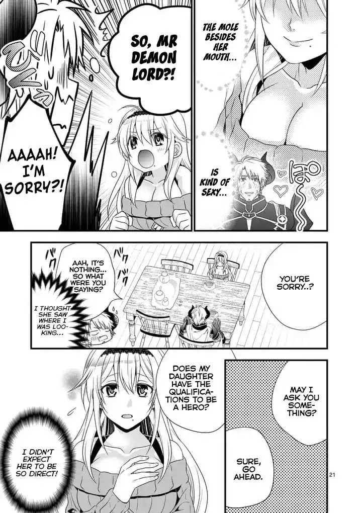 Maou Desu. Onna Yuusha no Hahaoya to Saikon Shita no de, Onna Yuusha ga Giri no Musume ni Narimashita. Chapter 1 21